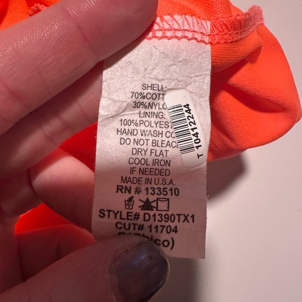 Coveted clothing neon orange dress size small - Picture 4 of 6
